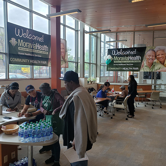 Moravia Health community health fair