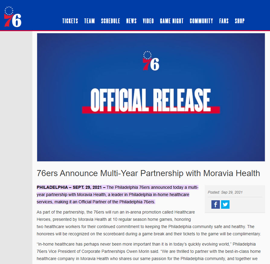 76ers-multi-year-press-release